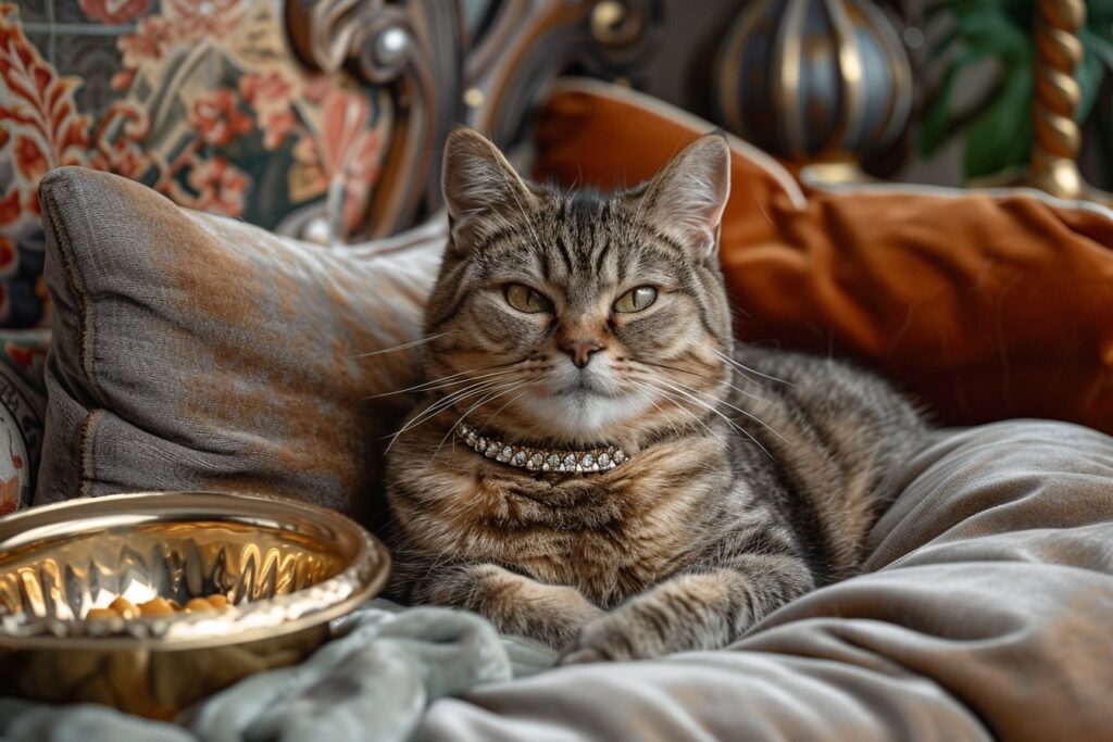 Accessoires de luxe pour chat : un confort inégalé
