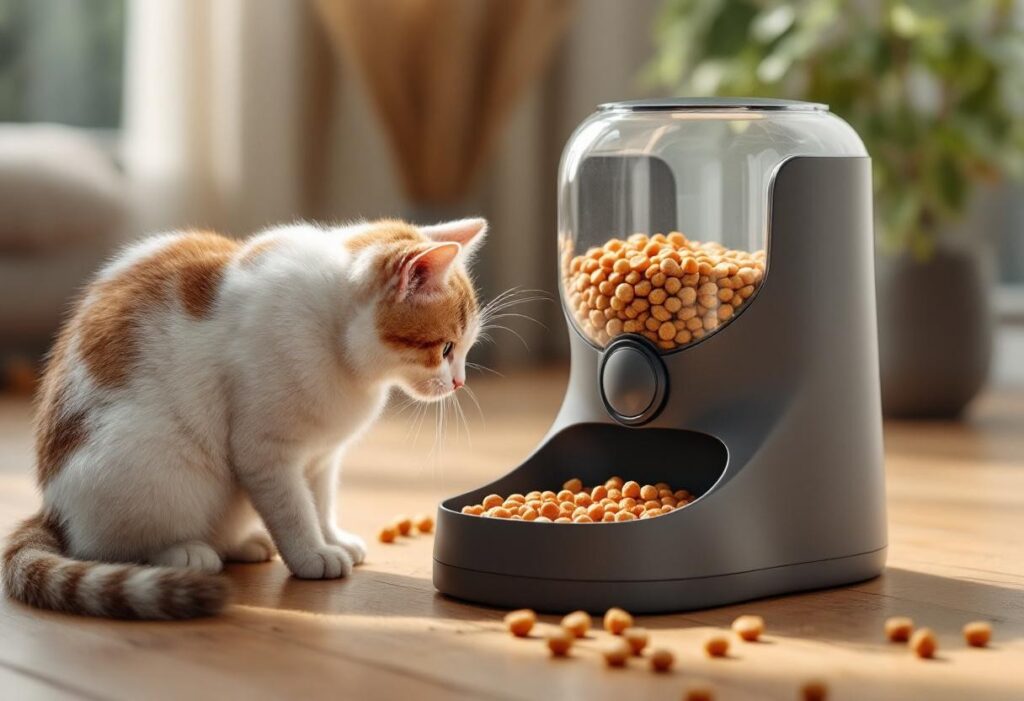 Accessoire chat : une sélection distributeur de croquette pour rendre l’alimentation plus facile et ludique