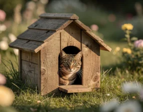 Pourquoi offrir une niche d’extérieur à son chat fait toute la différence