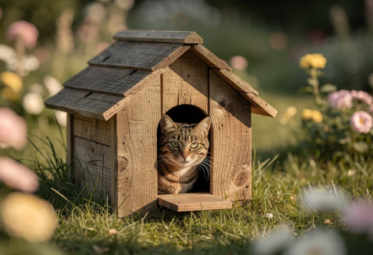 Pourquoi offrir une niche d’extérieur à son chat fait toute la différence