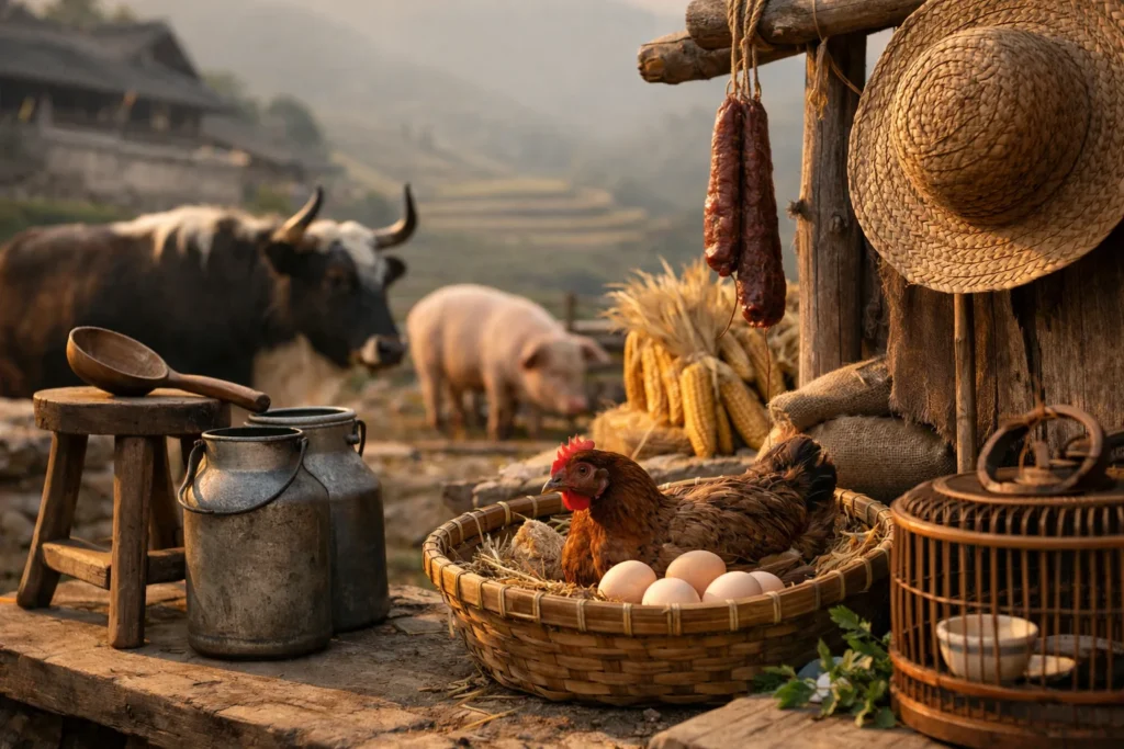Élevage animalier et traditions rurales de Chine