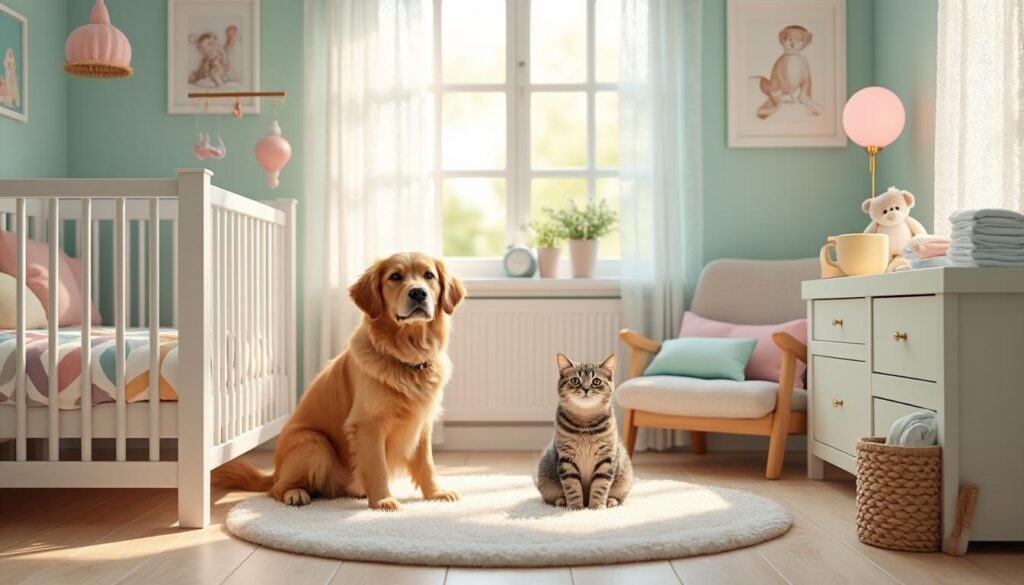 Animaux et grossesse : préparer le foyer à l’arrivée de bébé