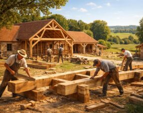Construire vos écuries et bâtiments agricoles avec des artisans charpentiers en Loire