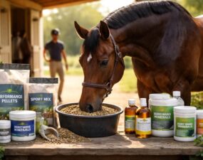 La nutrition sportive pour chevaux avec les compléments alimentaires adaptés