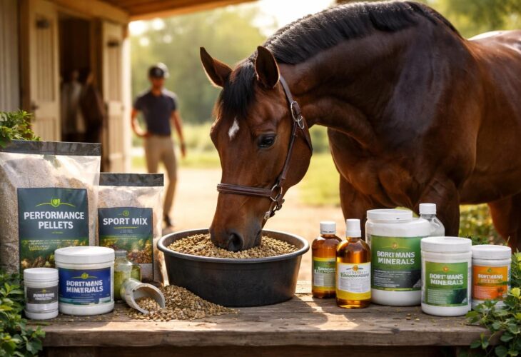 La nutrition sportive pour chevaux avec les compléments alimentaires adaptés