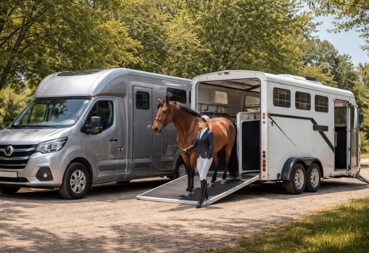 Transporter vos chevaux en toute sécurité avec vans professionnels et remorques homologuées