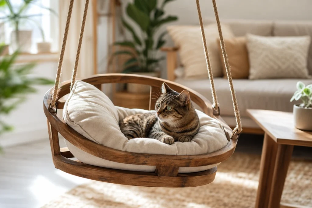 Tout savoir sur la balançoire pour chat : confort, installation et idées déco