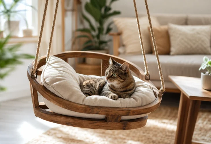Tout savoir sur la balançoire pour chat : confort, installation et idées déco
