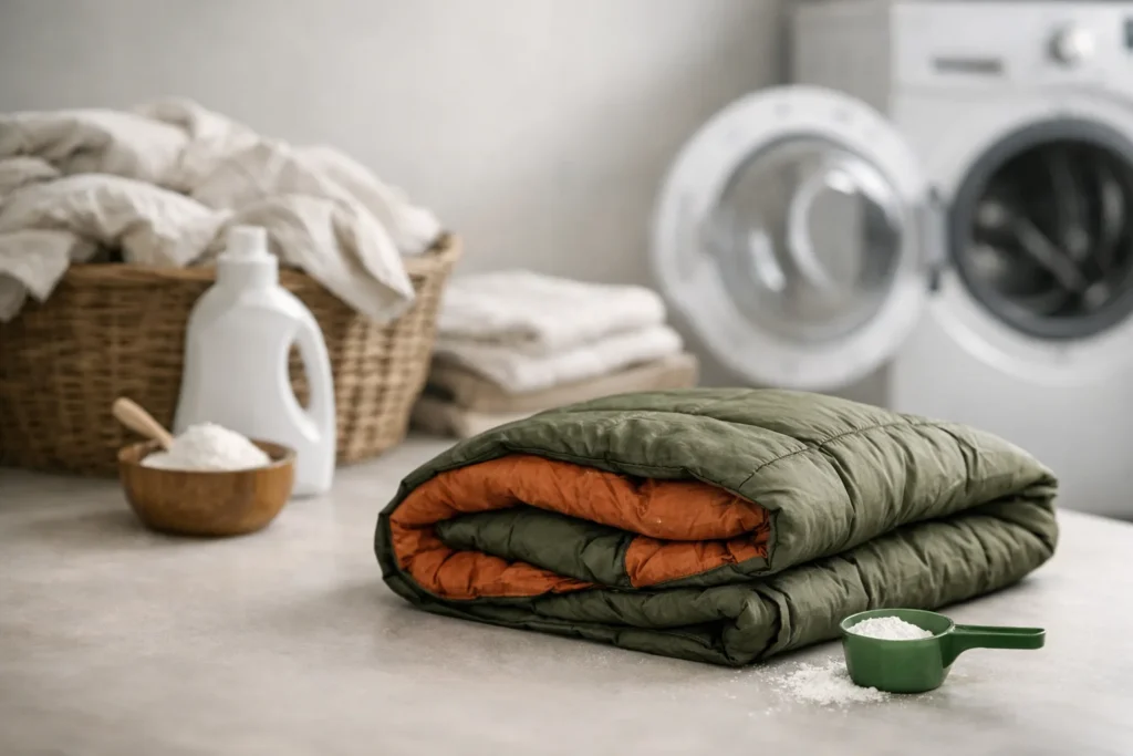 Un couchage se lave, ou il ne sert qu’un hiver